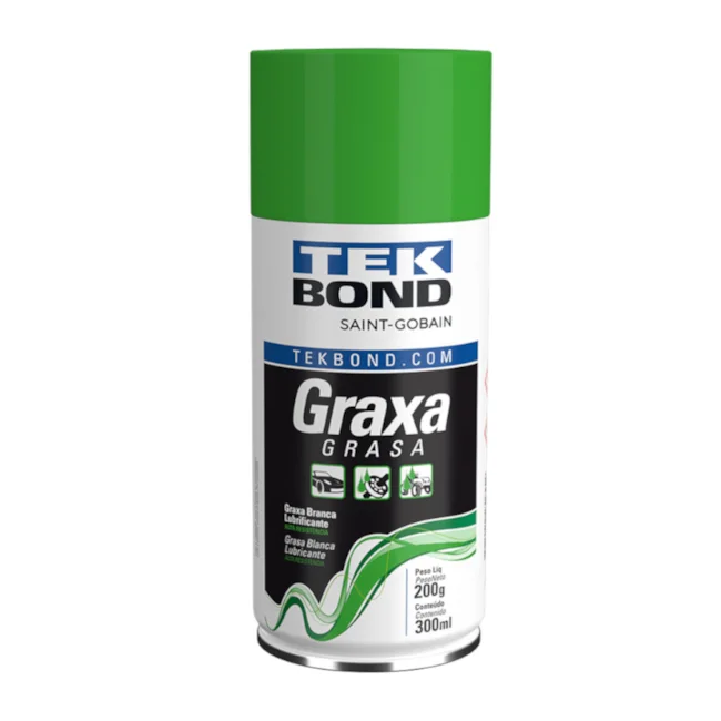 GRAXA SPRAY BRANCA 300ML TEKBOND