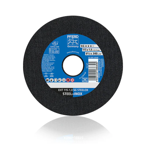 DISCO DE CORTE 115X1,0MM 4.1/2X1/32