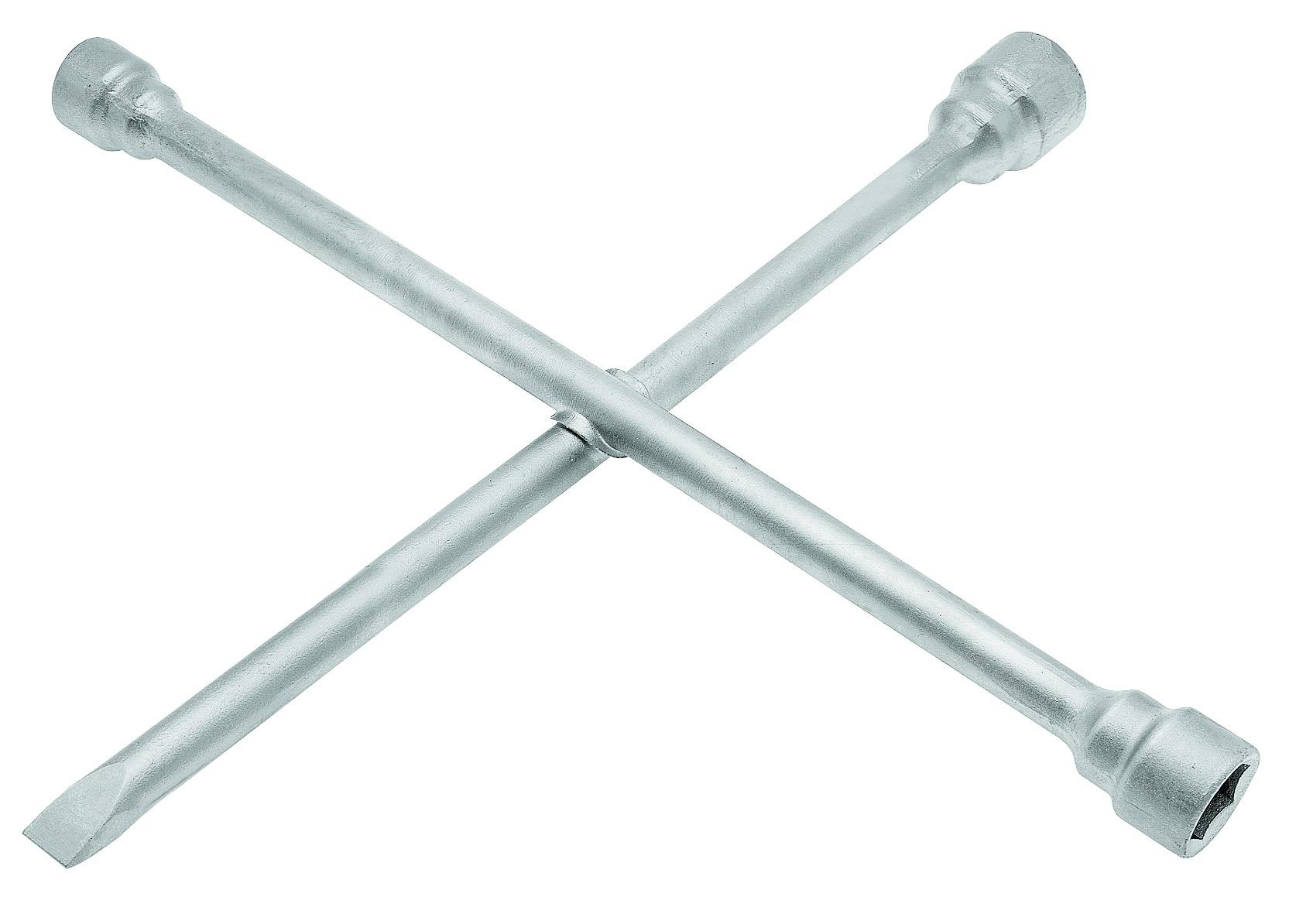 CHAVE DE RODA CRUZ 17X19X13/16 COM ESPATULA 28PK GEDORE