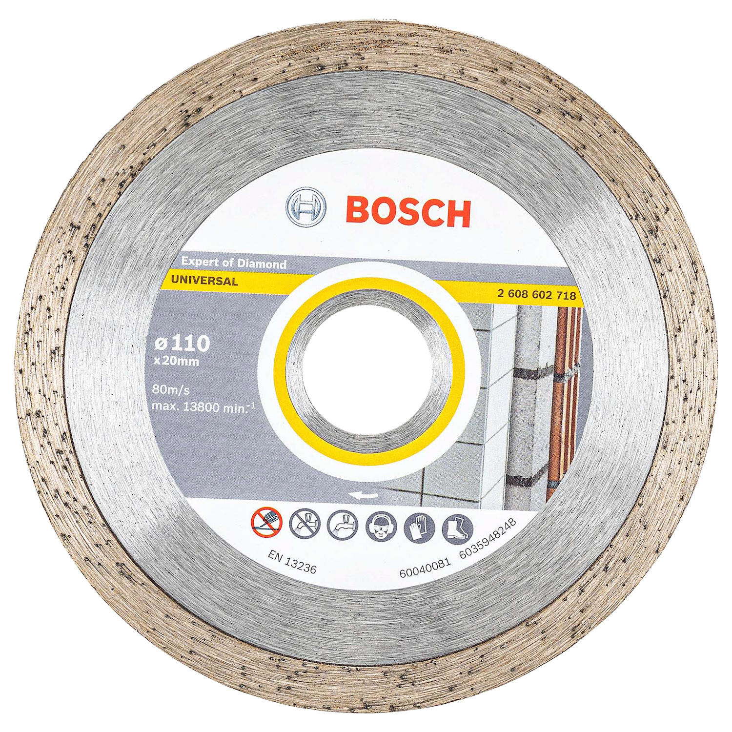 DISCO DIAMANTADO 110X20MM LISO UP BOSCH