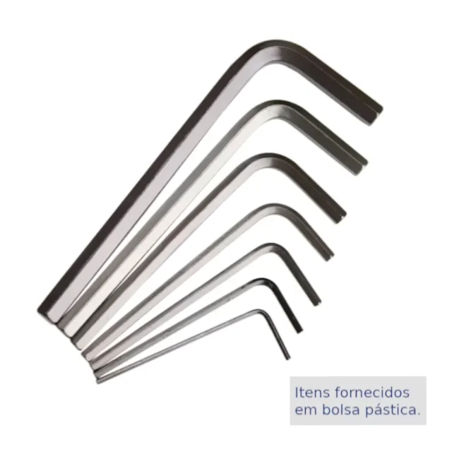 JOGO DE CHAVE ALLEN 1,5X06MM SUP COM 7 PECAS 42-70M GEDORE