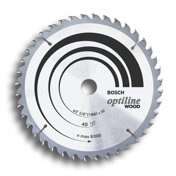 DISCO PARA SERRA CIRCULAR COM VID 300MM 24 DENTES BOSCH