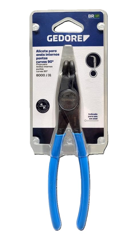 ALICATE PARA ANEIS INTERNO CURVO 8-15MM 8000-J01 GEDORE