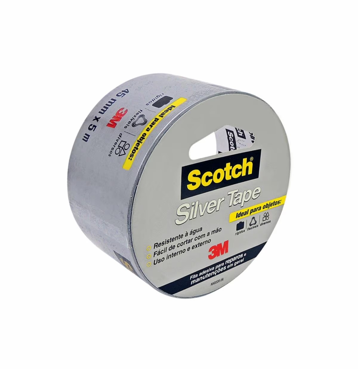 FITA SILVER TAPE 45MMX05M PRATA SCOTCH 3M