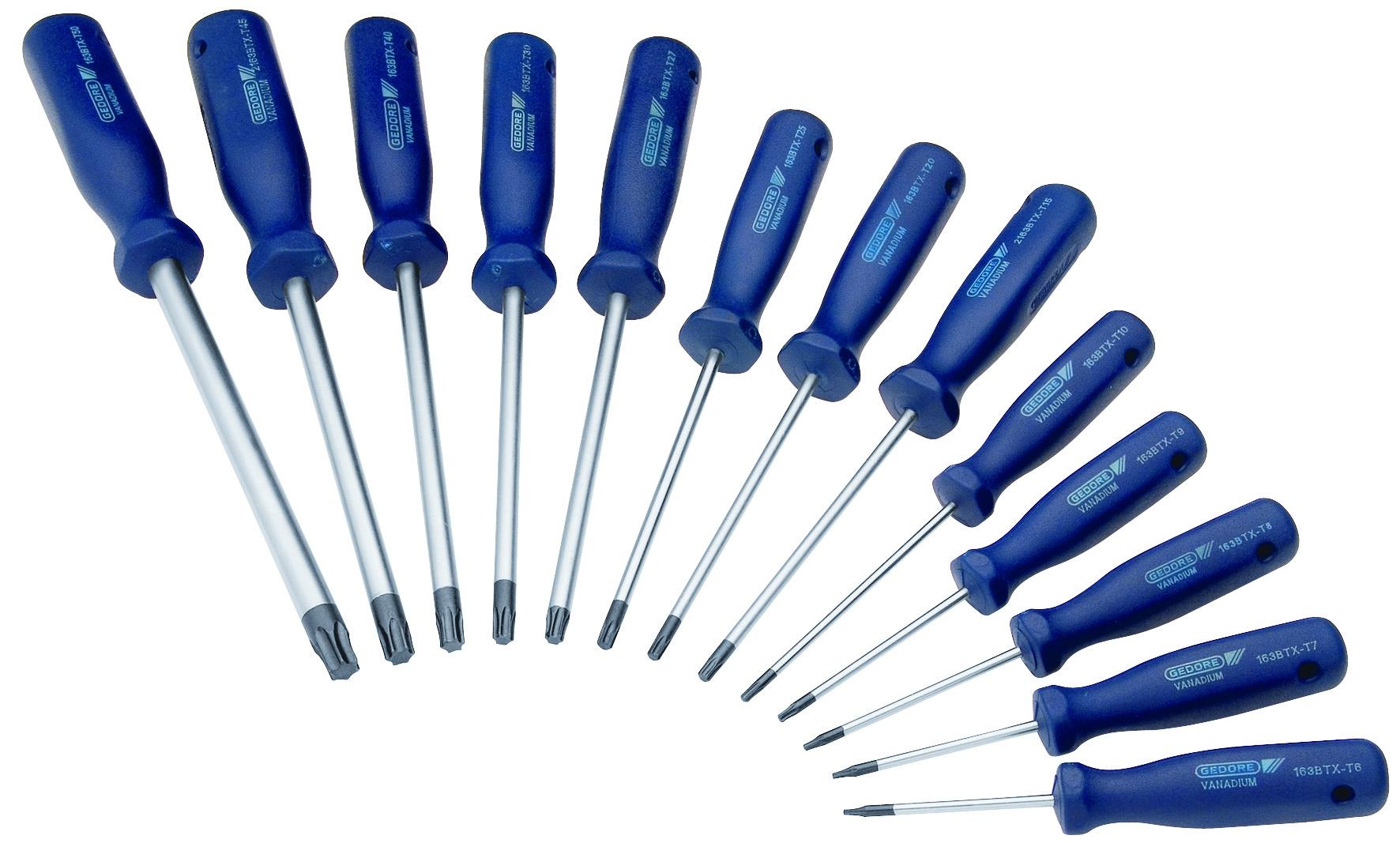 JOGO DE CHAVE TORX COM CABO 163TXB-13 GEDORE