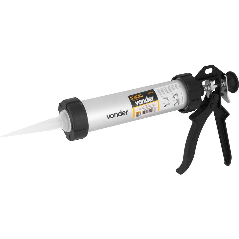APLICADOR DE SILICONE TUBULAR 400ML VONDER