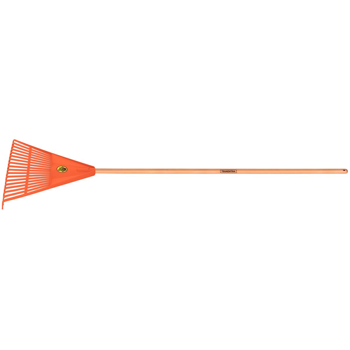 VASSOURA PLASTICA COM CABO PARA FOLHA 18D LARANJA TRAMONTINA