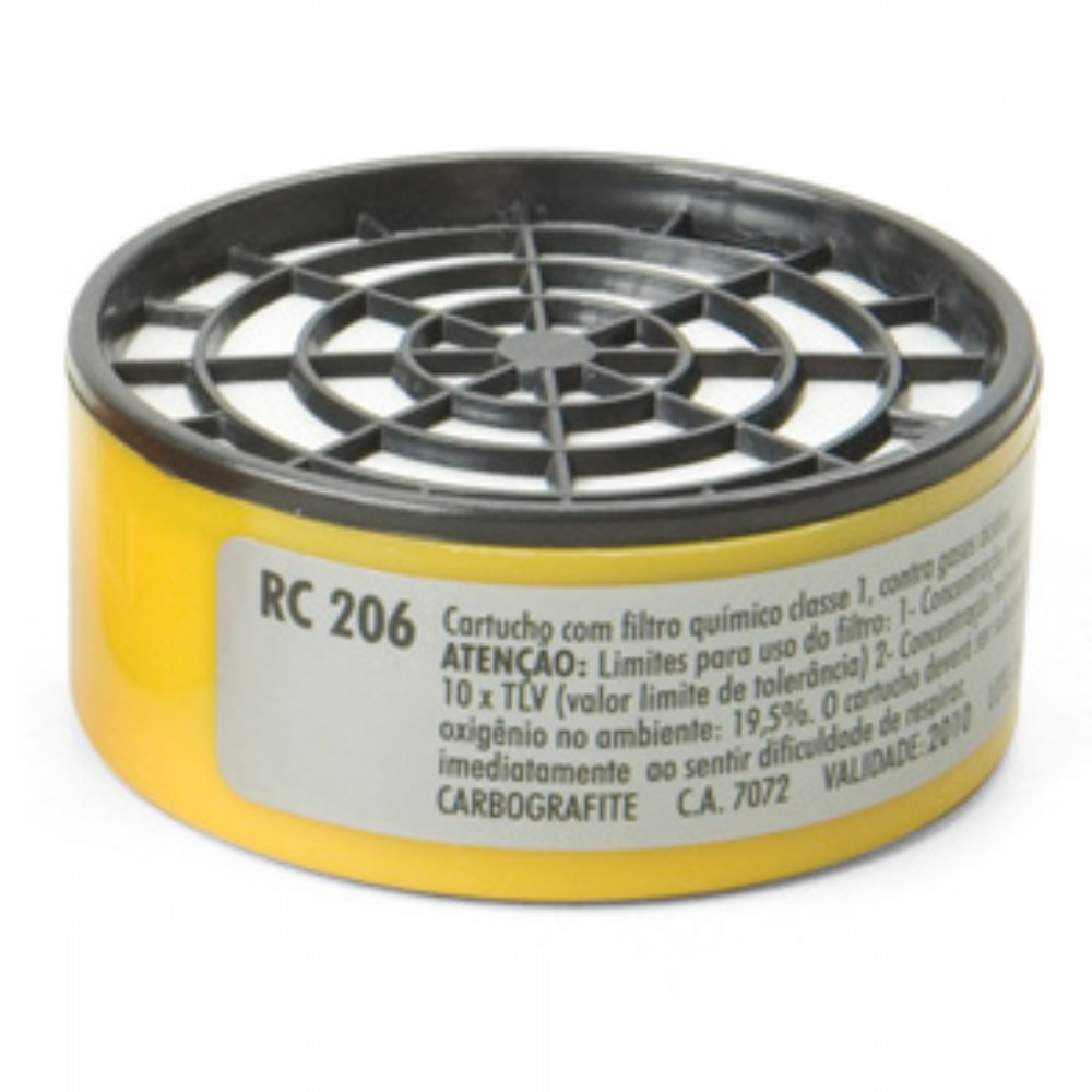 FILTRO RC206 GASES ACIDOS CARBOGRAFITE