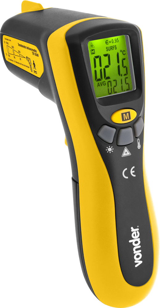 TERMOMETRO DIGITAL INFRAVERMELHO TIV6500 VONDER