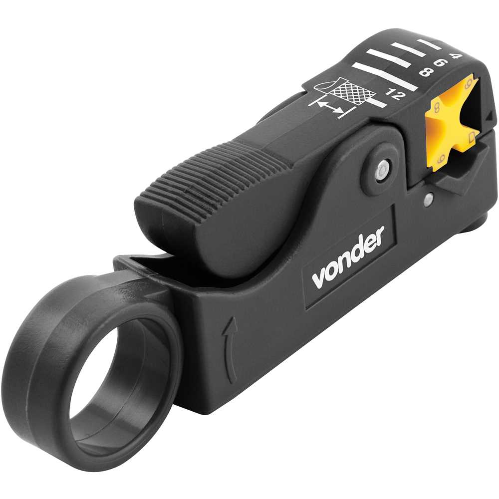 ALICATE DESENCAPADOR DE FIO COAXIAL VONDER