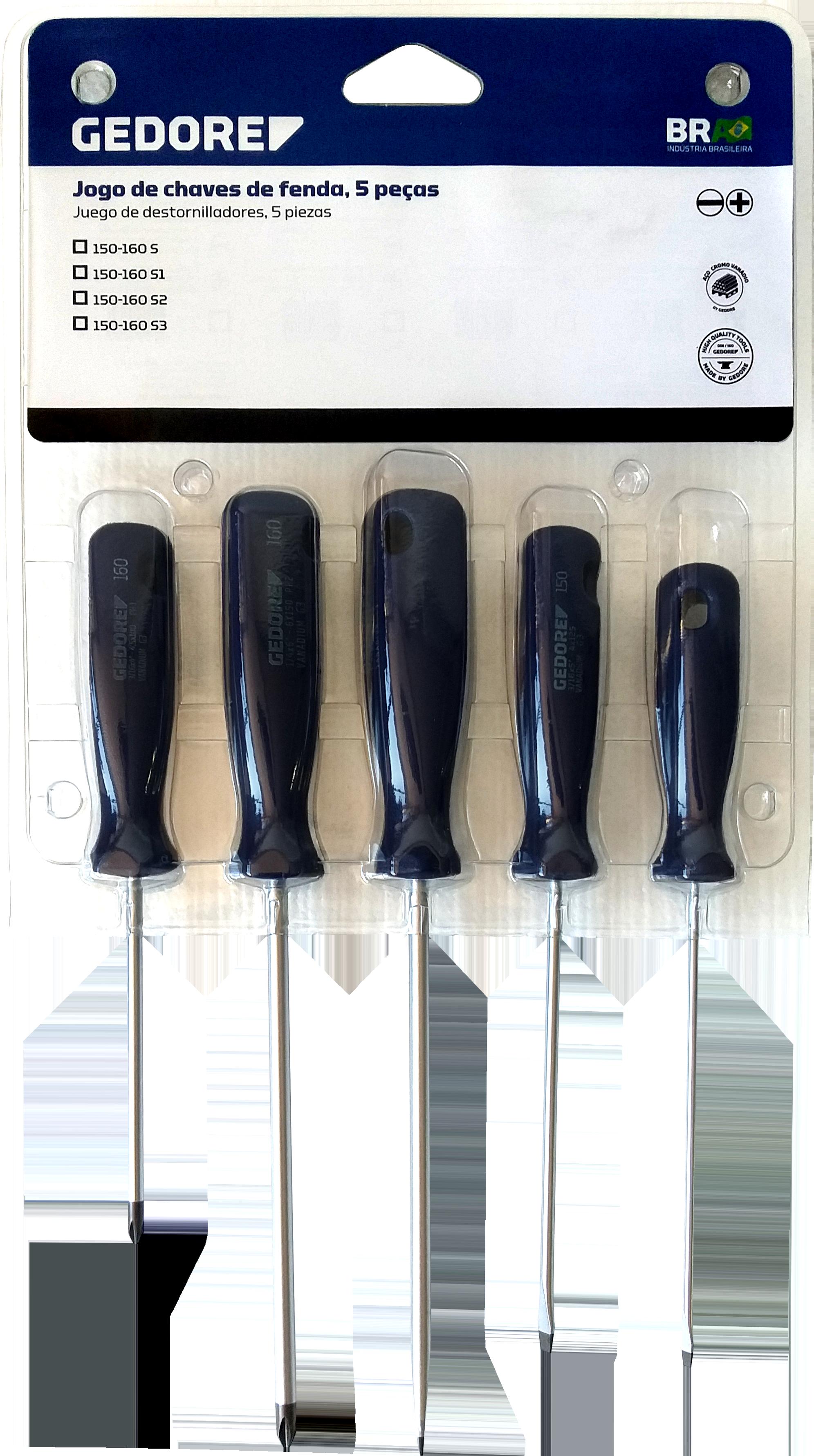 JOGO DE CHAVE DE FENDA PHILLIPS 150-160S2 GEDORE