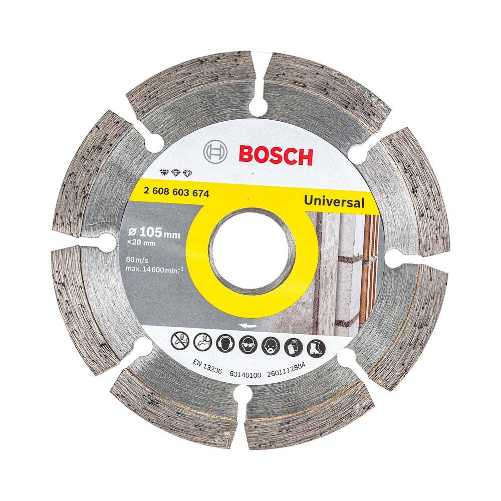 DISCO DIAMANTADO 105X20MM SEGMENTADO STANDARD BOSCH