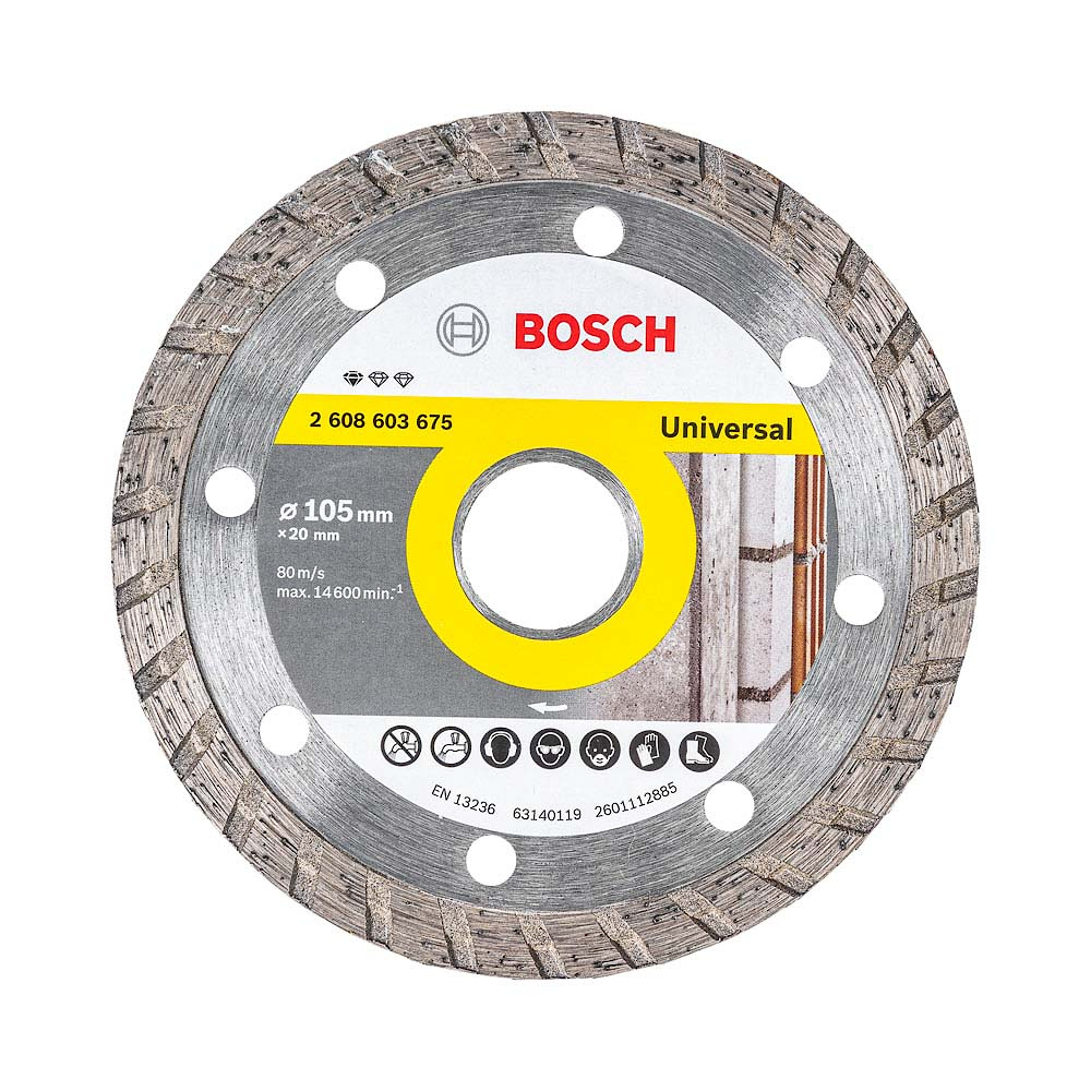DISCO DIAMANTADO 105X20MM TURBO STANDARD BOSCH