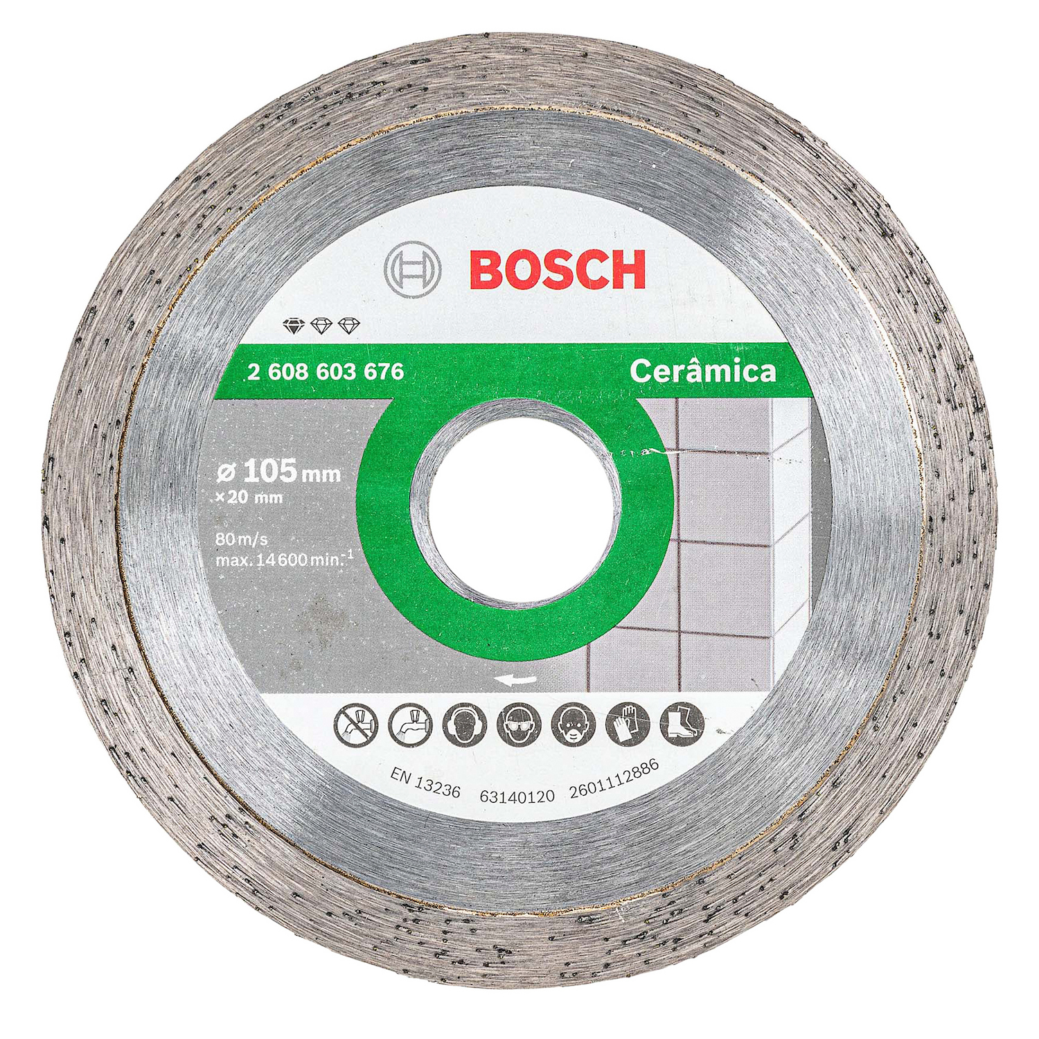 DISCO DIAMANTADO 105X20MM LISO STANDARD BOSCH