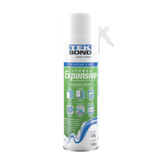 ESPUMA EXPANSIVA DE POLIURETANO 500ML TEKBOND