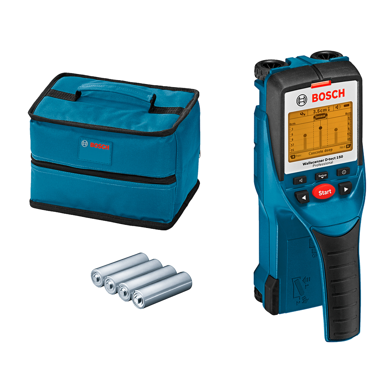 DETECTOR DE MATERIAIS D-TECT150 METAL E PVC BOSCH
