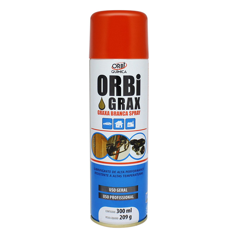 GRAXA SPRAY BRANCA 300ML ORBI
