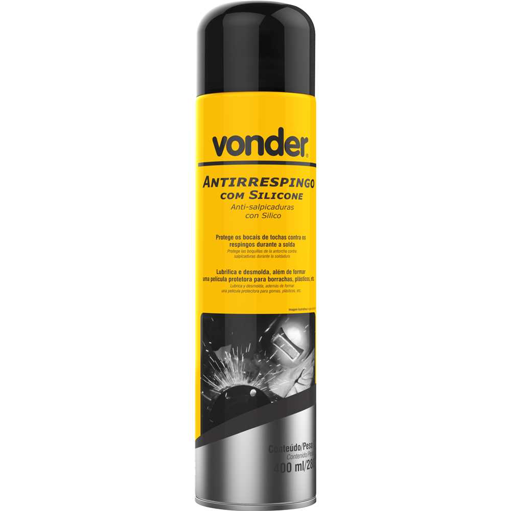 ANTIRRESPINGO SPRAY COM SILICONE 400ML VONDER