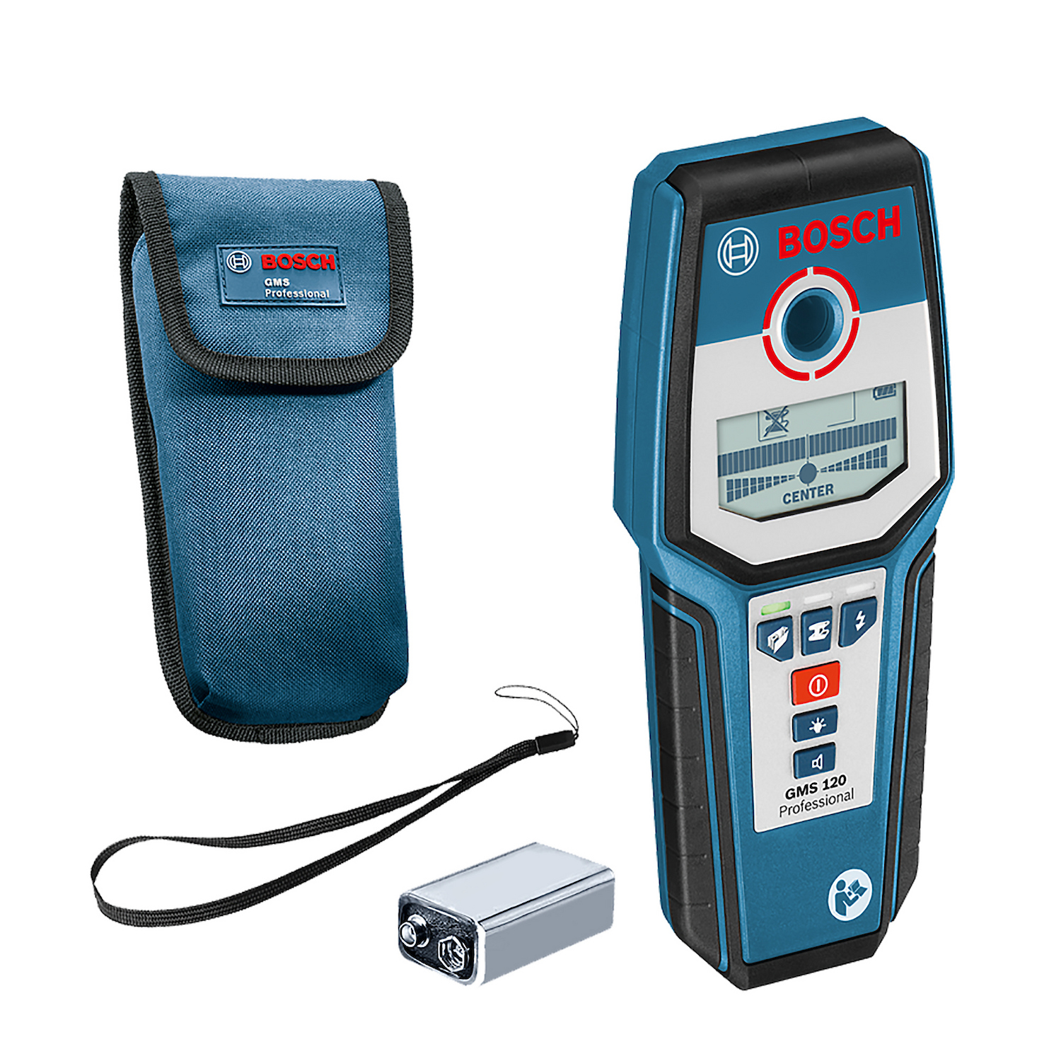 DETECTOR DE MATERIAIS GMS-120 METAL E PVC BOSCH