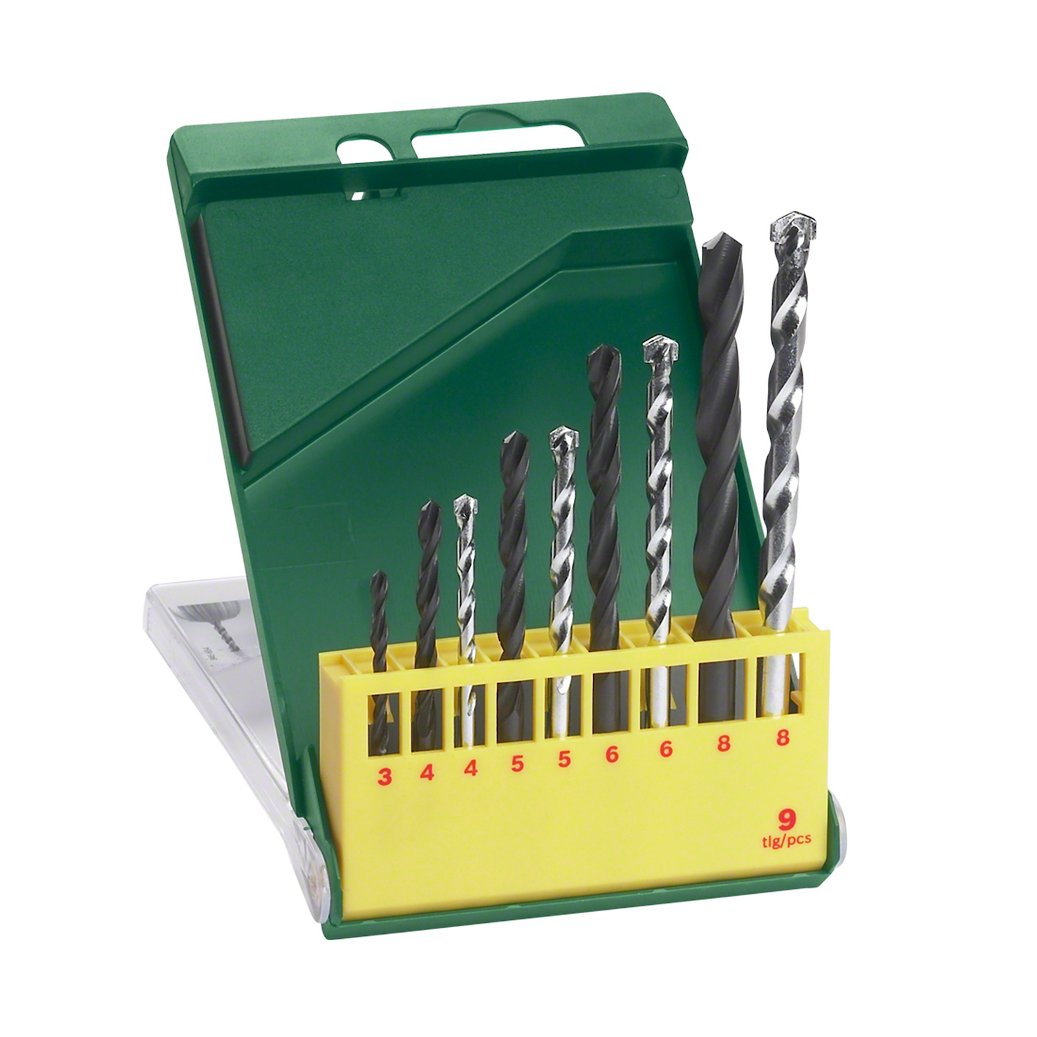JOGO DE BROCA ACO RAPIDO CONCRETO COM 9 PECAS 2607019443 BOSCH