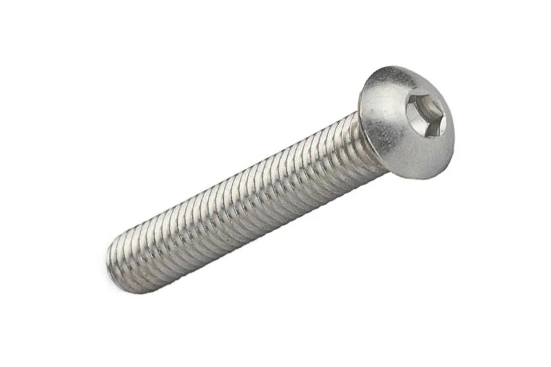 PARAFUSO ALLEN ABAULADO MA 5X16 ROSCA INTEIRA INOX