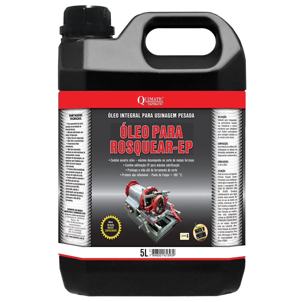 OLEO 5L ROCUT BR05L PARA ROSQUEADORAS TAPMATIC