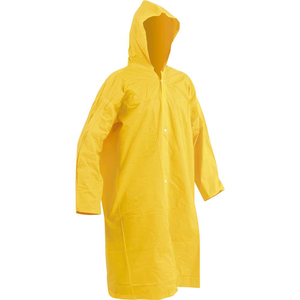 CAPA DE CHUVA PVC SEM FORRO TAMANHO G AMARELA VONDER