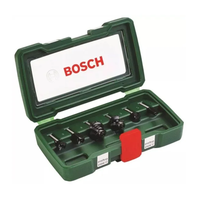 JOGO DE FRESA COM 6 PECAS HASTE 6MM 2607019464 BOSCH
