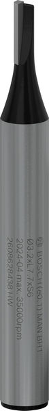 FRESA PARALELA SIMPLES 3,2X7,7MM HASTE 6MM BOSCH